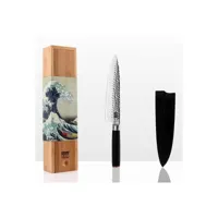 couteau gyuto pakka kotai - type couteau de chef japonais - lame 20 cm kt-sg-001h
